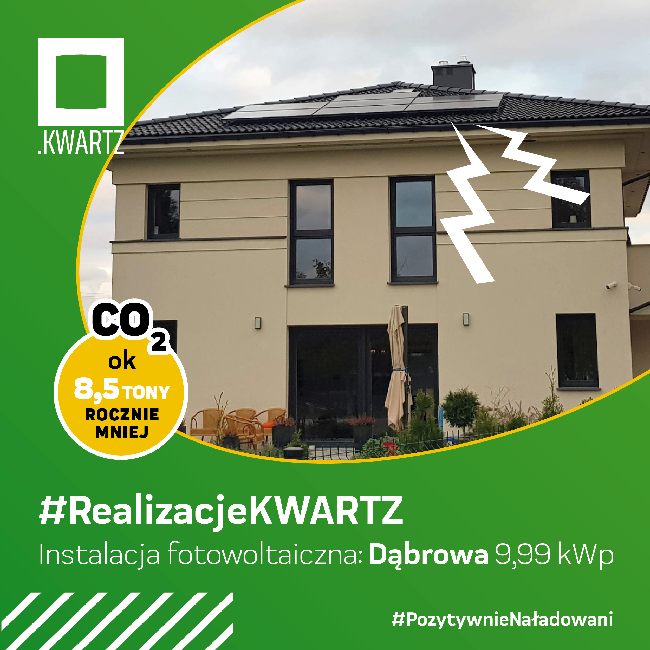 Instalacja fotowoltaiczna Dąbrowa 9,99 kWp