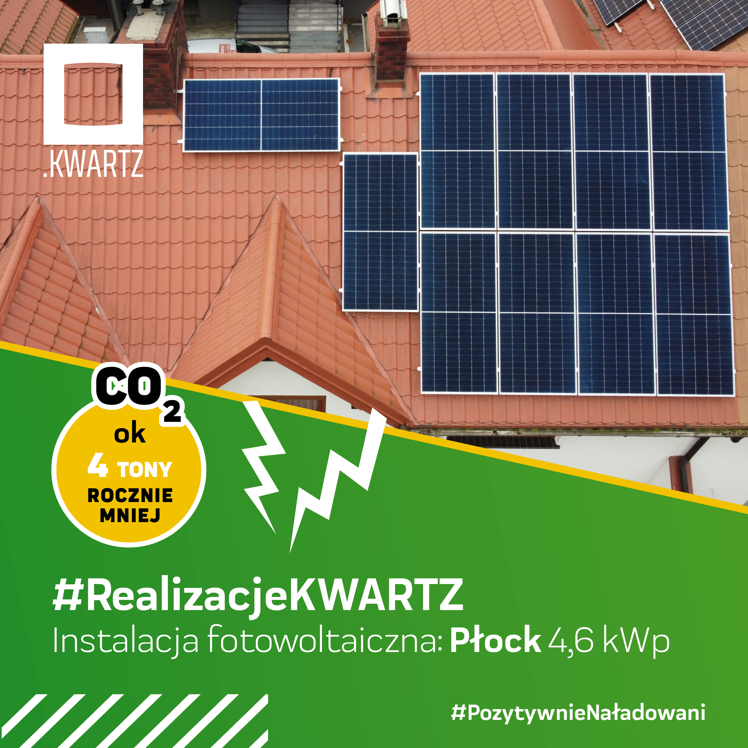 Instalacja fotowoltaiczna Płock 4,6 kWp